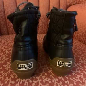 Sperry Womens Boots Size 6 Color Black